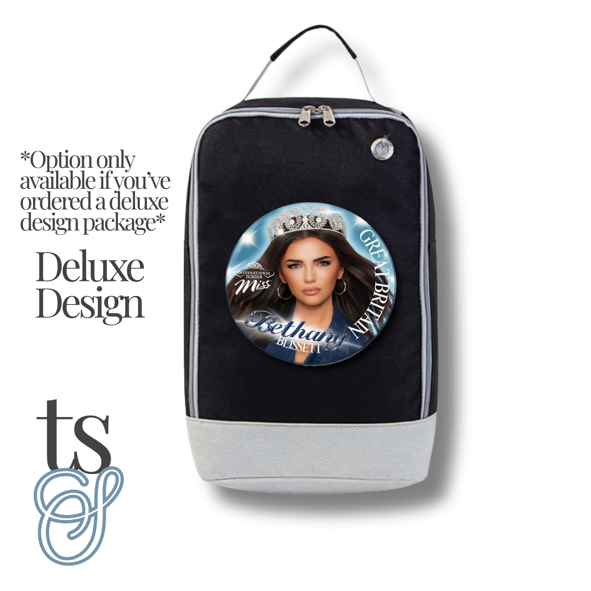 Custom Shoe Storage - Classic Sash or Deluxe Design Print